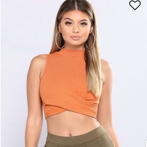 Ribbed crop top